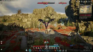 AION 2 Cheats flight view with a winged Daeva over Safehaven